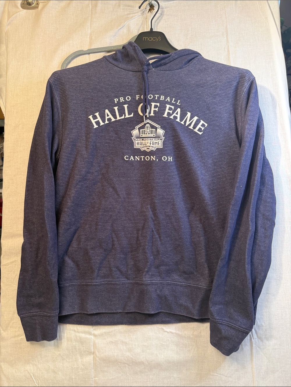 Pro Football Hall of Fame Navy Blue Pullover Hoodie - Unbranded  camp David L